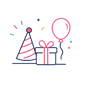 Anniversaire d’enfants autour d’un gâteau